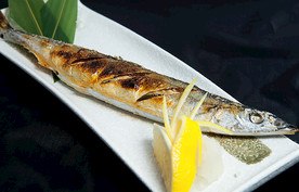 盐烤秋刀鱼