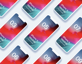 苹果手机套版效果图