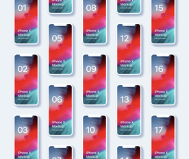 苹果手机套版效果图