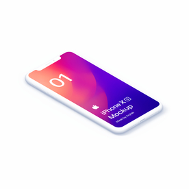 苹果手机套版效果图