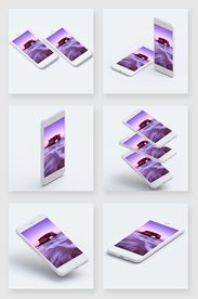 苹果手机立体模板图片