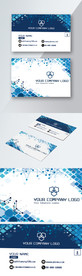 经典蓝商务名片