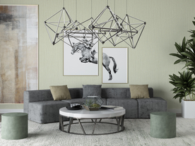 墙纸油画挂件装饰品展示空间