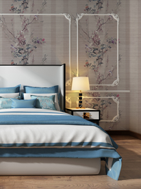 墙纸油画挂件装饰品展示空间