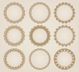 金色装饰边框合集