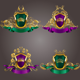 皇冠和花纹合集