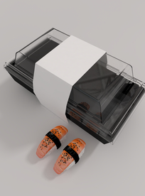 寿司盒样机
