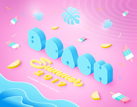 简约字体海报设计