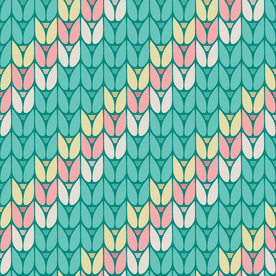 复古色调底纹印花