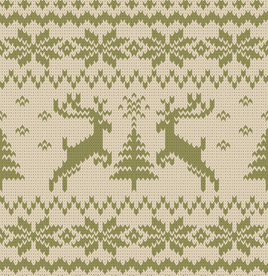 复古色调底纹印花