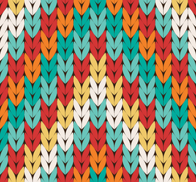 复古色调底纹印花