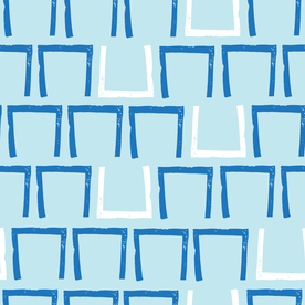 复古色调简约拼接图案