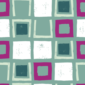 复古色调简约拼接图案