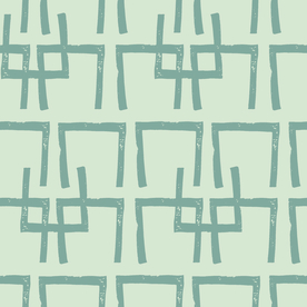 复古色调简约拼接图案