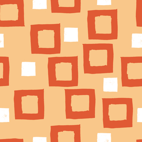 复古色调简约拼接图案