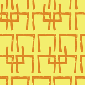 复古色调简约拼接图案