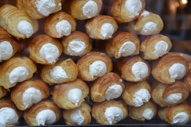 泡芙甜点烘焙图片