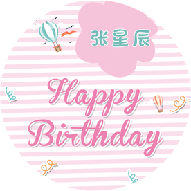 卡通生日海报生日背景