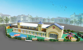 幼儿园外观效果图