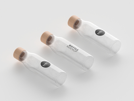 玻璃瓶子LOGO样机