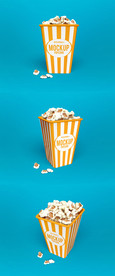 爆米花包装样机贴图