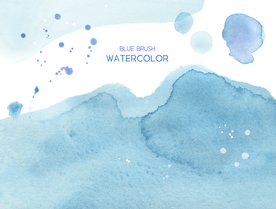 蓝色水墨底纹