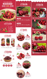 电商车厘子水果详情页面