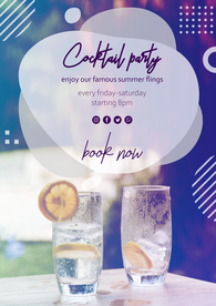 鸡尾酒海报