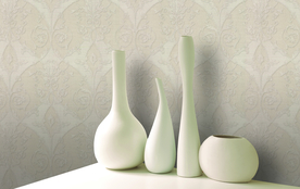 家装壁纸挂画展示空间效果图