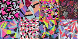 创意几何背景花纹