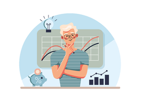 业务分析插图图形