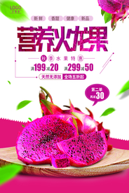 营养火龙果海报