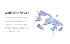 办公场景创意插画