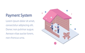 办公场景创意插画