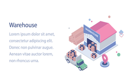 办公场景创意插画