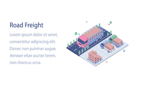 办公场景创意插画