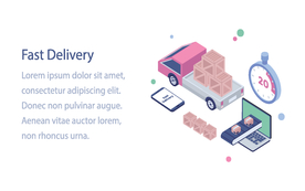 办公场景创意插画