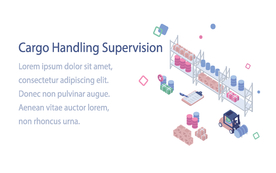 办公场景创意插画