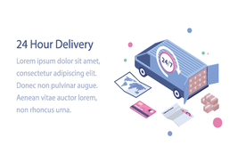 办公场景创意插画