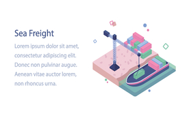 办公场景创意插画