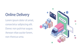 办公场景创意插画