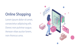 办公场景创意插画