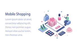 办公场景创意插画