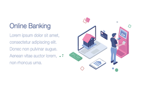 办公场景创意插画