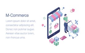 办公场景创意插画