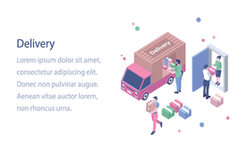 办公场景创意插画