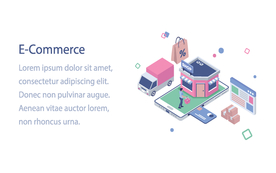 办公场景创意插画