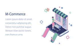 办公场景创意插画