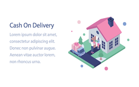 办公场景创意插画