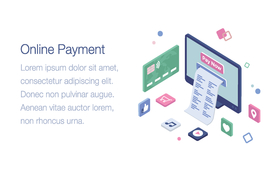 办公场景创意插画